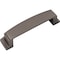 Jeffrey Alexander 96 mm Center Brushed Pewter Square-to-Center Square Renzo Cabinet Cup Pull 141-96BNBDL - alternate 5